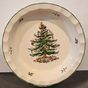 Spode Christmas Tree pie plate/ dish